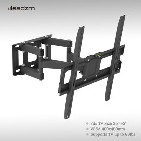 TMDS-105 Up And Down Angle 10 Degrees, Left And Right Angle 30 Degrees, Wall Mounted TV Stand 40kg