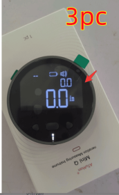Distance Measuring Instrument Electronic Measuring Ruler Tape Measure High Definition Digital LCD High Precision Electronic Measuring Ruler Tool (Option: Black 3PCS)