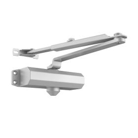 Automatic Door Closer Commercial or Residential Use (Color: Silver, Load Capacity: 150 lbs)